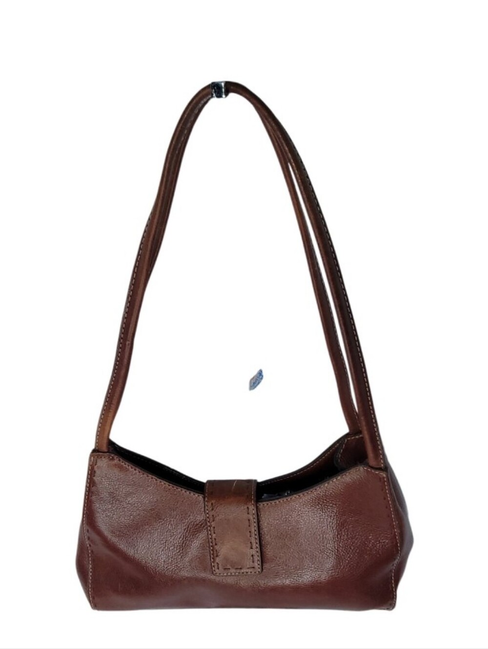 Fossil Chestnut Brown Leather Shoulder Bag